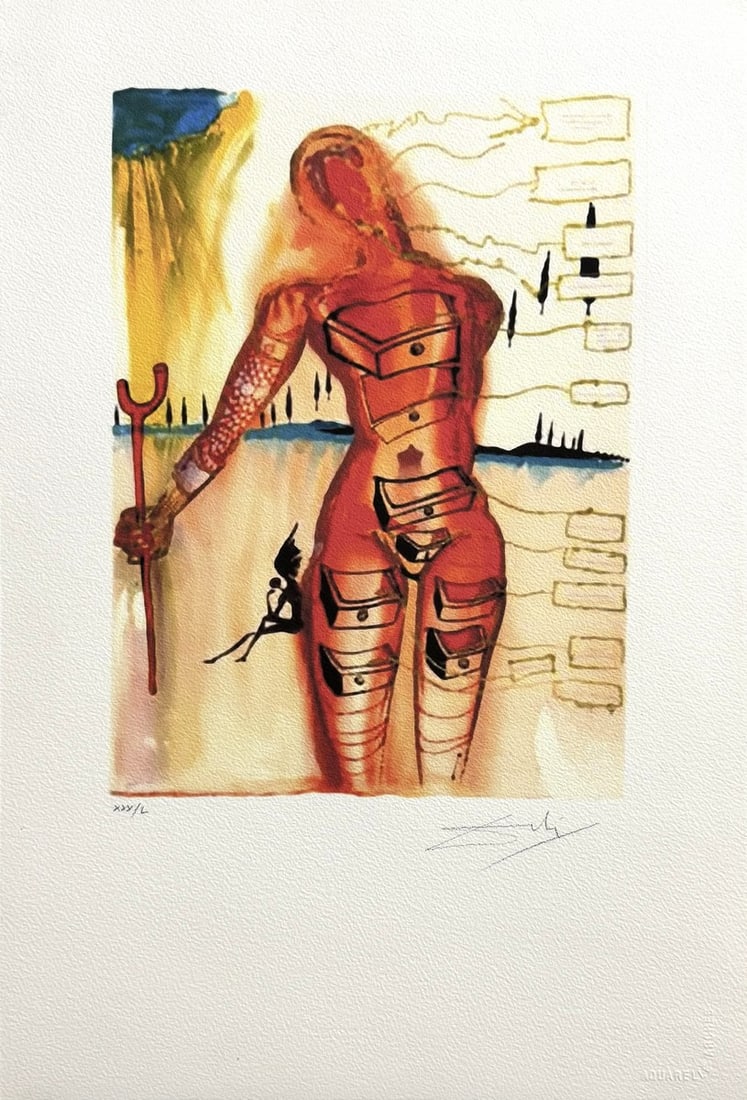 Salvador DALI (1904-1989), D’APRES. La Vénus aux tiroirs. (1 of 1)