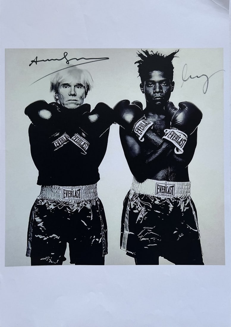 Andy WARHOL (1928-1987) et Jean-Michel BASQUIAT (1960-1988), D’Après. Affiche offset (1 of 1)