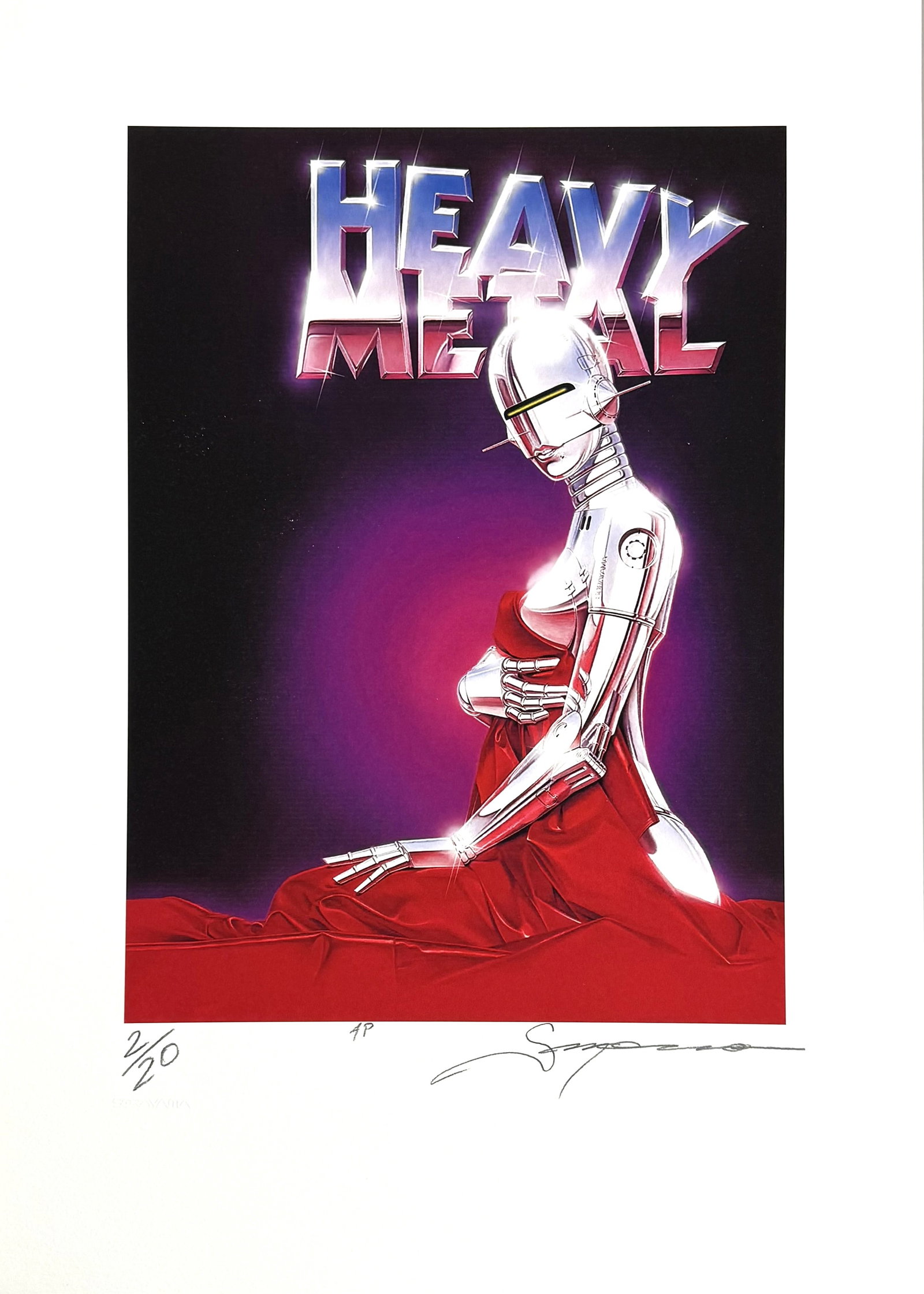 Hajime SORAYAMA (Né en 1947) Heavy Metal. (1 of 2)
