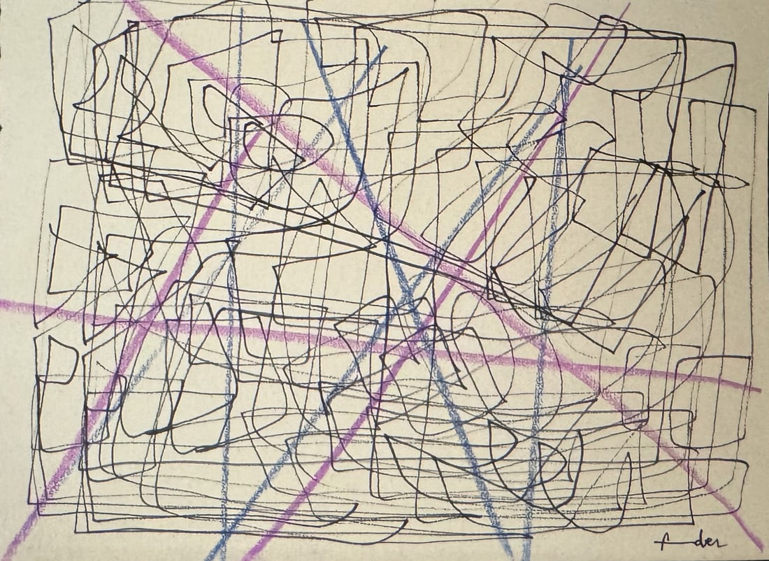 Will FABER ZIETZ (1901-1987) « Sans titre ». (1 of 2)