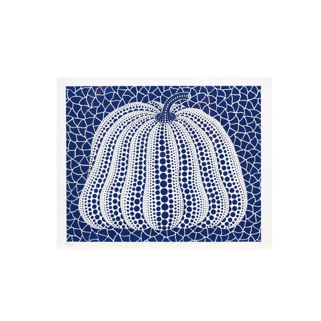 Yayoi KUSAMA (Né en 1929) Pumpkin Blue,2011. (1 of 1)