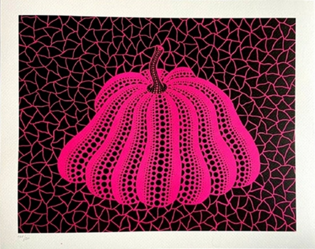 Yayoi KUSAMA (Né en 1929) Pumpkin Pink, 2011. (1 of 1)