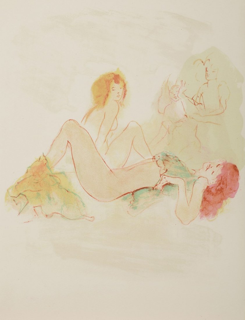 [PRASSINOS Mario]- VARIATIONS SUR L'AMOUR. Club du: [PRASSINOS Mario]- VARIATIONS SUR L'AMOUR. Club du Livre, 1968. In-folio veau noir, plats ornés d'un décor poussé en creux et doré, reliure de Jacques Ebrard d'après une maquette de Mario Prassin
