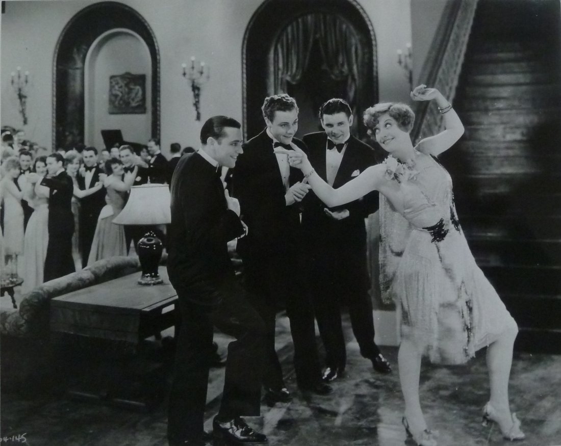 OUR DANCING DAUGHTERS (1928): OUR DANCING DAUGHTERS (1928)John Crawford in the Harry Beaumont film (MGM) Epreuve argentique postérieure - Original single-weight silver gelatin print film still. 8 x 10"- 20,5 x 25,5 cm