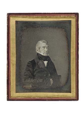 (CASED IMAGES) Half-plate daguerreotype of Mor