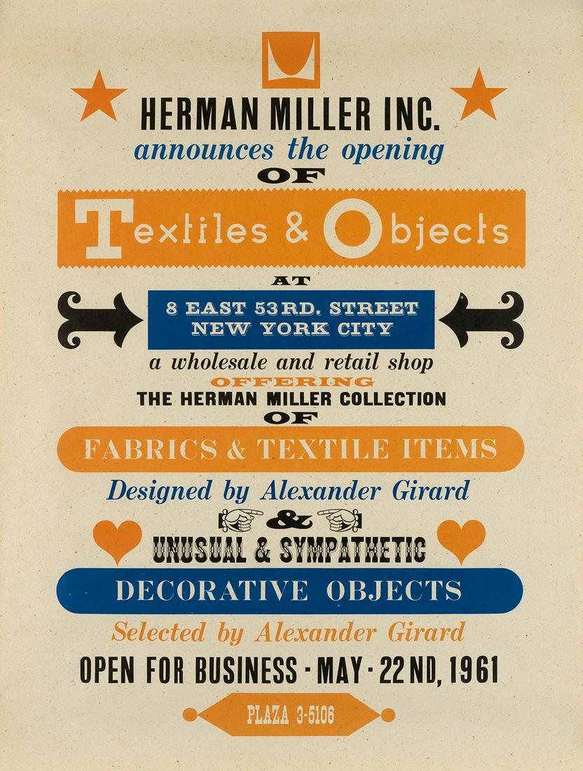 SANDRO (ALEXANDER GIRARD, 1907-1993). HERMAN MILLER / (1 of 1)