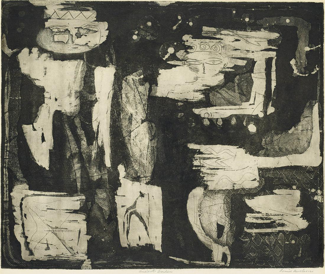 LOUISE NEVELSON Night Garden. (1 of 1)