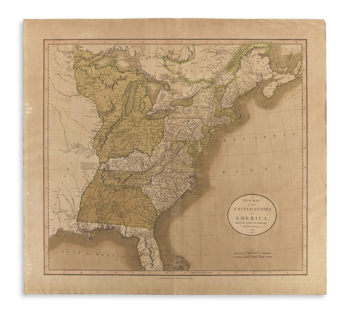 CARY, JOHN. A New Map of the United States of America, (1 of 1)