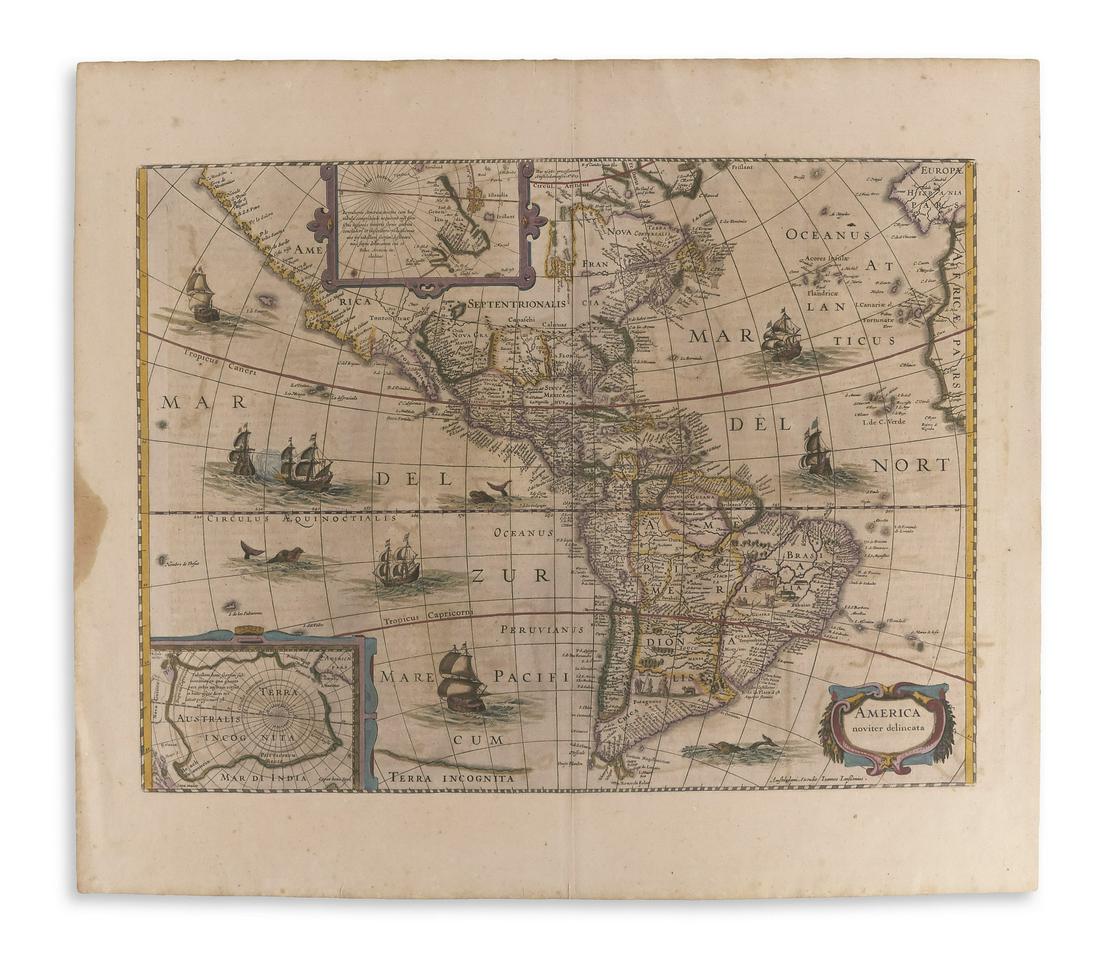 JANSSONIUS, JOHANNES; after HONDIUS, JODOCUS. America (1 of 1)