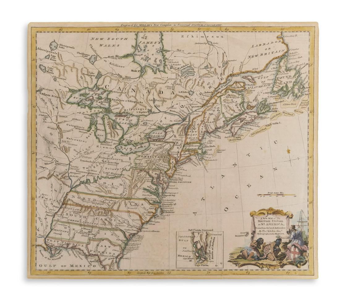 KITCHIN, THOMAS. A New Map of the British Empire in (1 of 1)