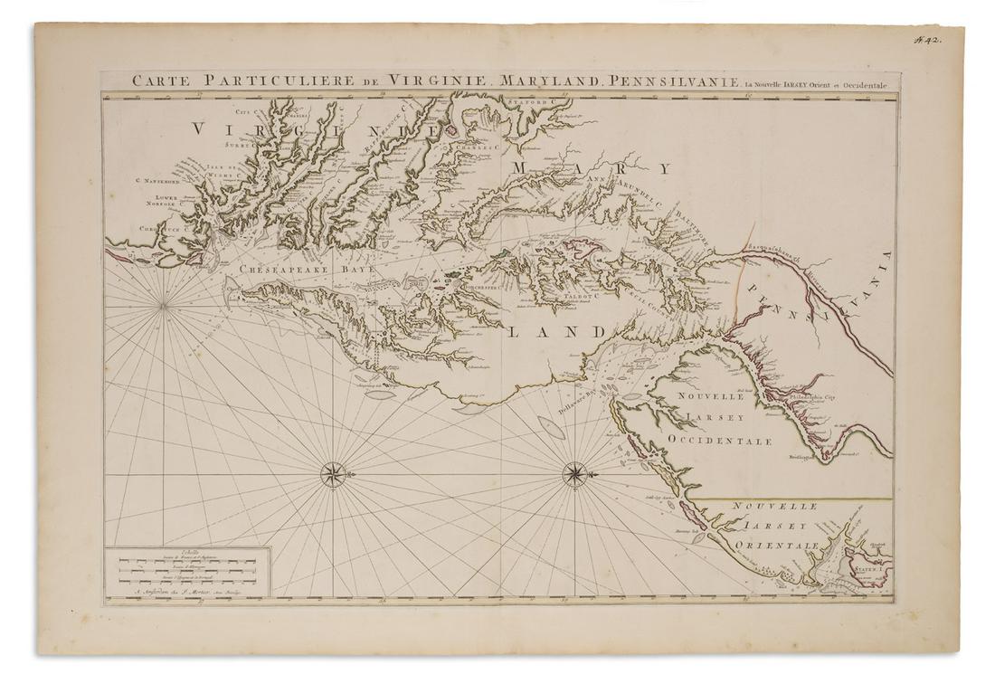 MORTIER, PIERRE. Carte Particuliere de Virginie, (1 of 1)