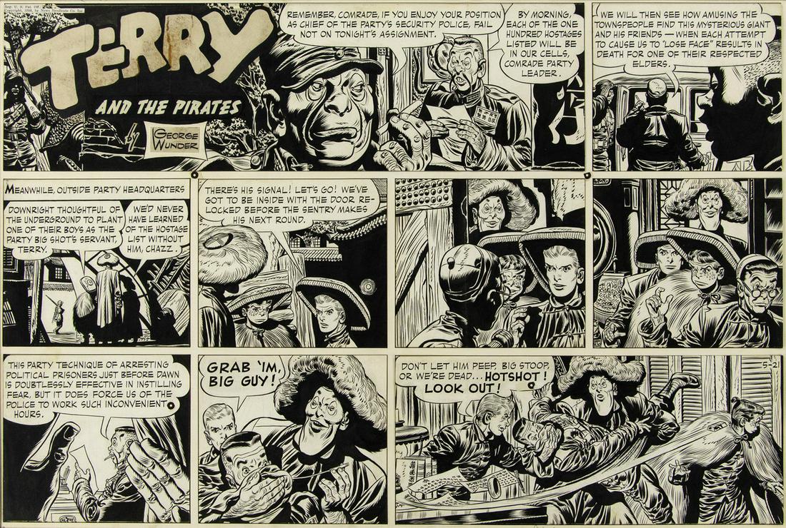 GEORGE WUNDER. "Hotshot! Look out!" [CARTOONS / COMICS (1 of 1)