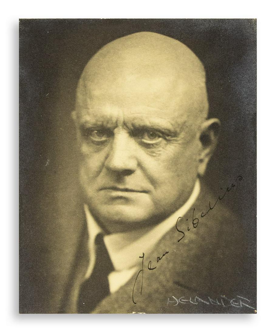 SIBELIUS, JEAN. Photograph Signed, (1 of 1)