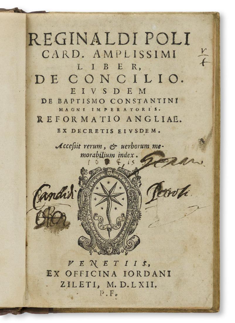 Pole, Reginald (1500-1558) Liber de Concilio. De (1 of 1)