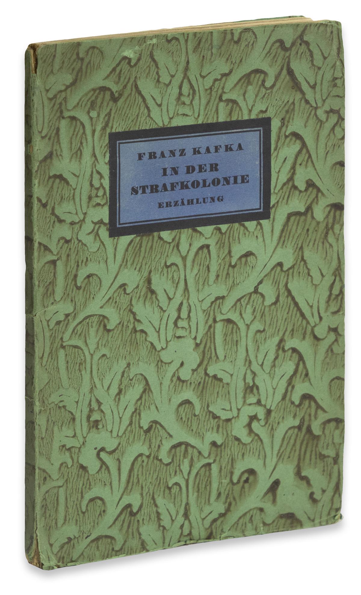 KAFKA, FRANZ. In der Strafkolonie. (1 of 1)