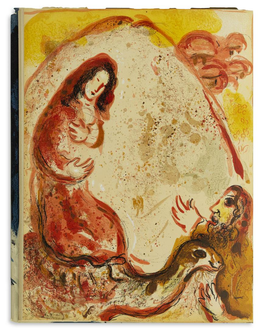 CHAGALL, MARC. Drawings for the Bible. Verve 37/38. (1 of 2)