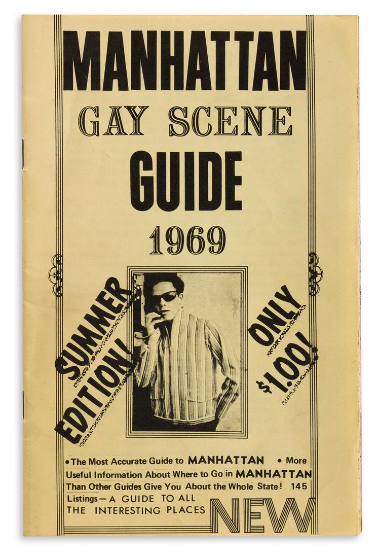 MATTACHINE BOOK SERVICE Manhattan Gay Scene Guide 1969, (1 of 2)