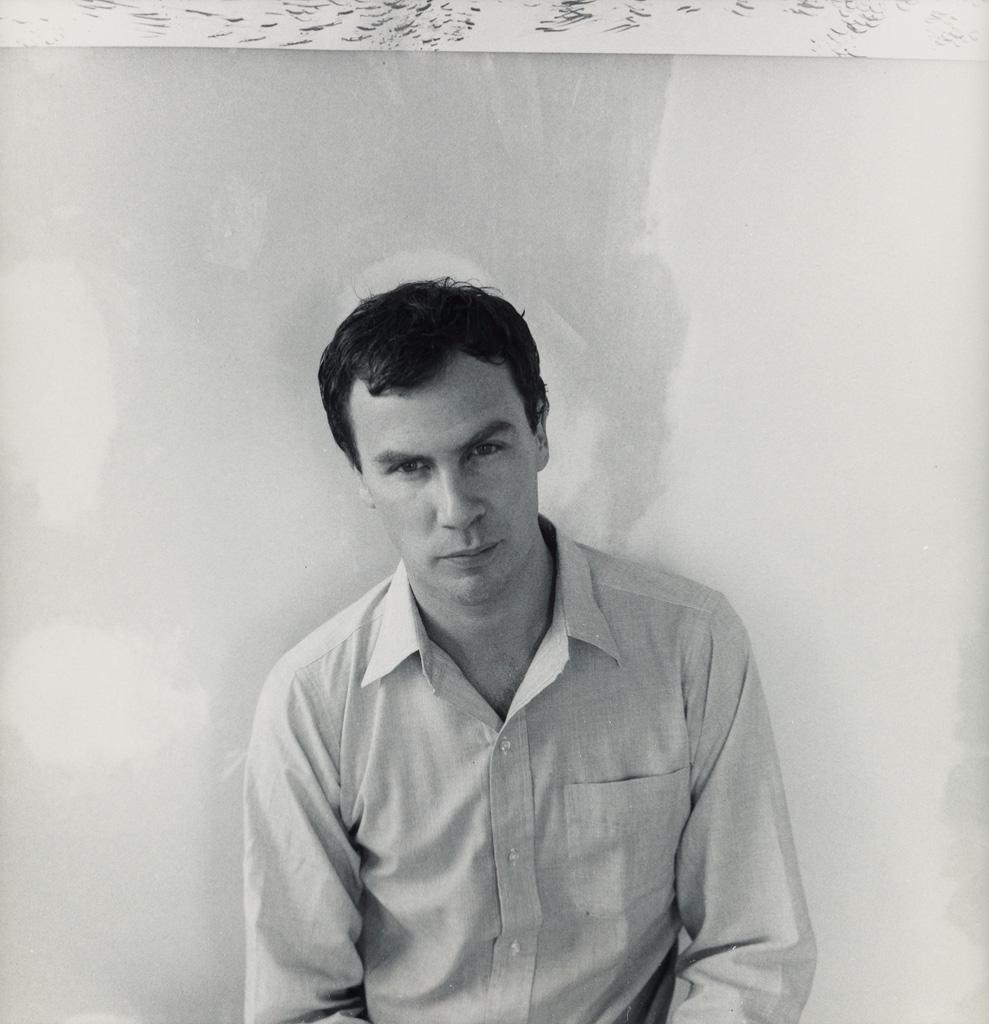 PETER HUJAR (1934-1987) Robert Wilson, Vestry Street.: PETER HUJAR (1934-1987)Robert Wilson, Vestry Street. RC print, the image measuring 165.1 mm; 6½ inches square, the sheet 254x203.2 mm.;10x8 inches, with the Peter Hujar Estate "Printed by the Art