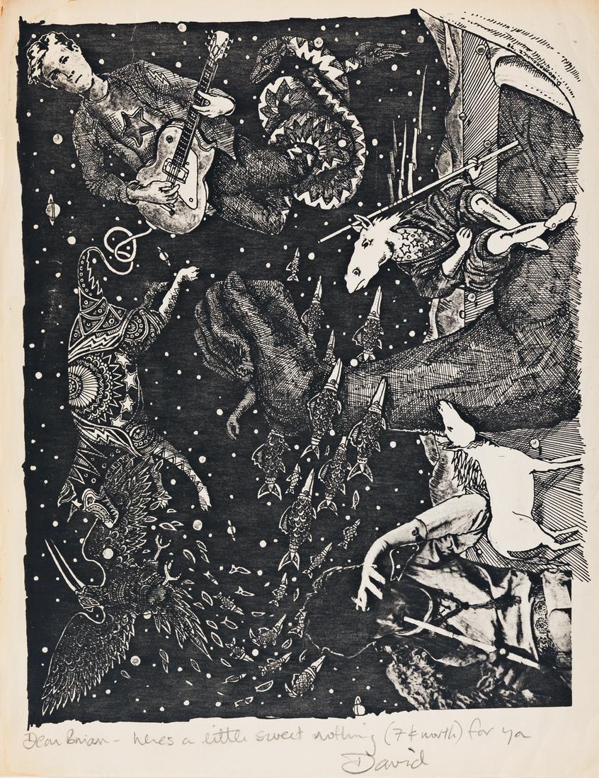 DAVID WOJNAROWICZ (1954-1992) Group of 14 photocopies.: DAVID WOJNAROWICZ (1954-1992)Group of 14 photocopies. Each 280x215 mm; 11x8½ inches. One dedicated and signed in pencil, lower recto. Circa late 1970s- early 1980s.Provenance: From the Estate of