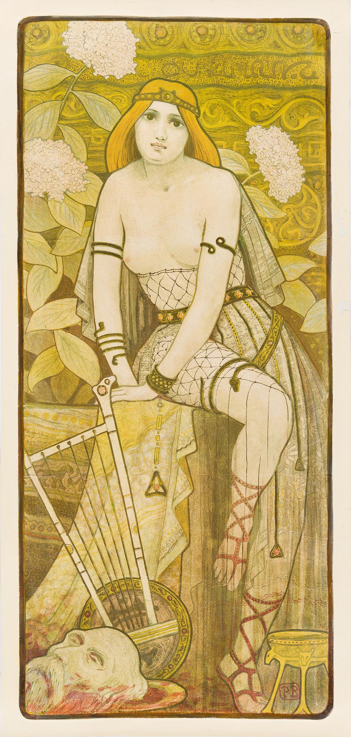 PAUL BERTHON (1872-1909). [SALOMÉ.] 1898. 32x15 (1 of 1)