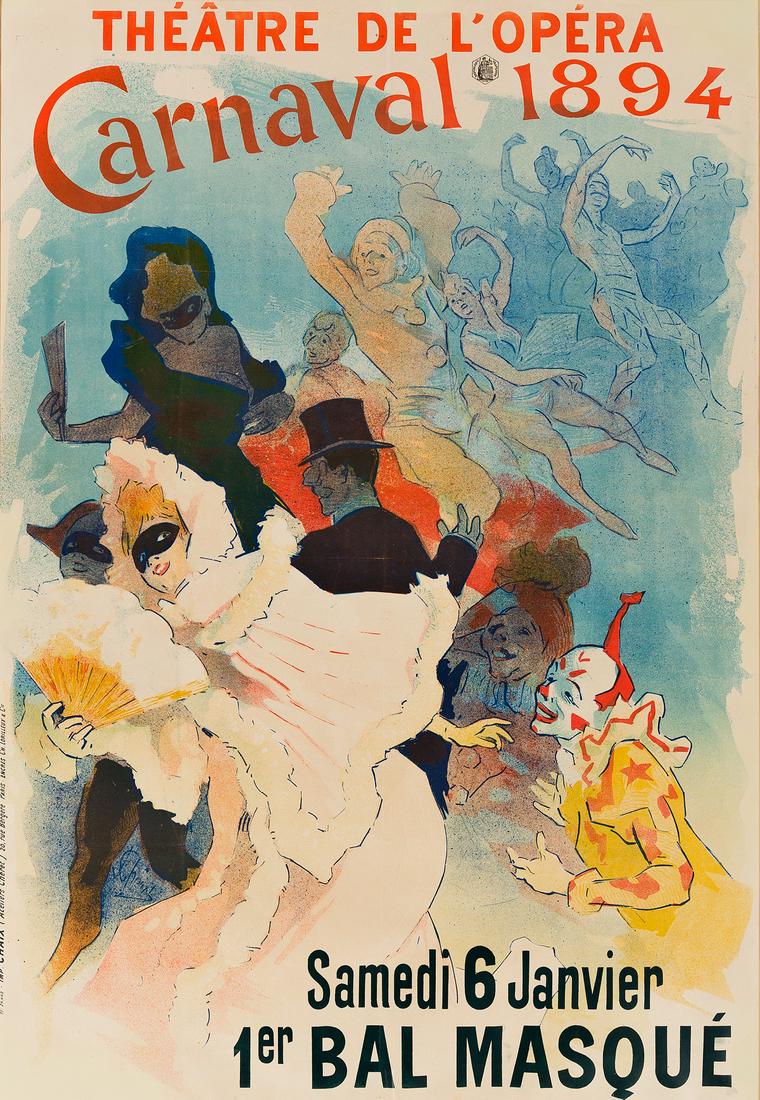 JULES CHÉRET (1836-1932). CARNAVAL / 1ER BAL (1 of 1)