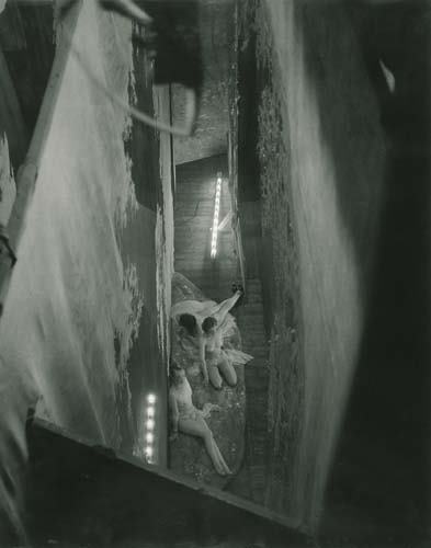 BRASSAÏ (1899-1984) The Spider Web.: BRASSAÏ (1899-1984) The Spider Web. Silver print, 19 1/4x15 1/4 inches (48.9x38.7 cm.), with Brassaï's signature on verso along with his notations and copyright handstamp. 1932; printed circa 1960 T