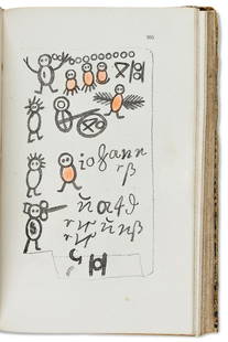(AMERICAN INDIANS.) Emmanuel Domenech. Manuscrit: (AMERICAN INDIANS.) Emmanuel Domenech. Manuscrit Pictographique Américain, précédé d'une Notice sur l'Idéographie des Peaux-Rouges. 228 full-page lithographs, some partly