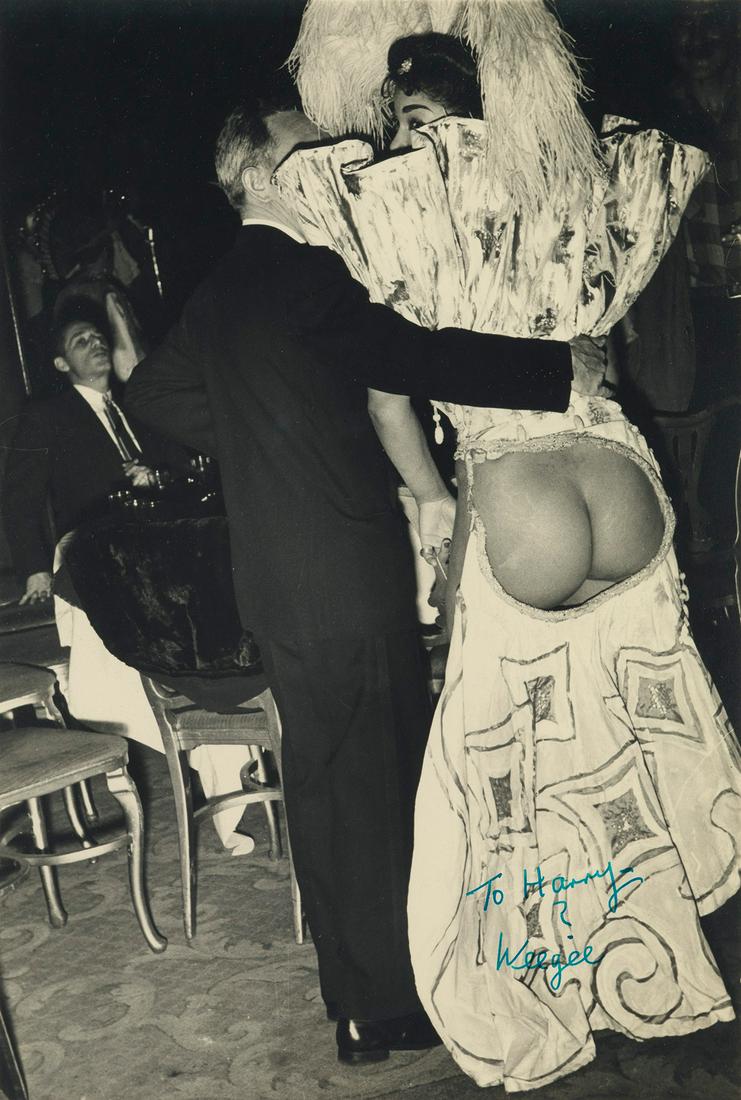 WEEGEE [ARTHUR FELLIG] (1899-1968) "Whistler's Mother," (1 of 1)