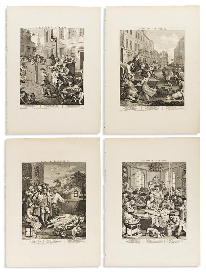 HOGARTH, WILLIAM. The Four Stages of Cruelty. (1 of 1)