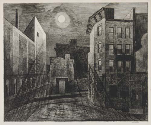AMERICAN PRINTMAKERS Two prints.
