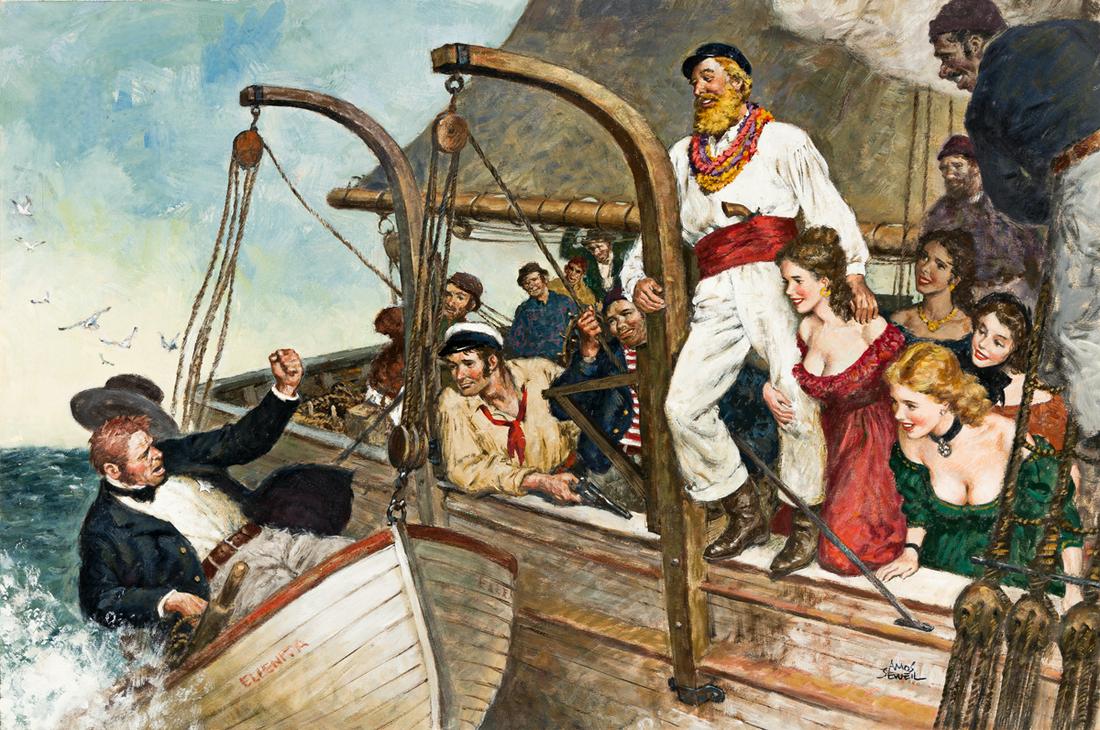 AMOS SEWELL (1901-1983) The Sheriff's cast off. (1 of 1)