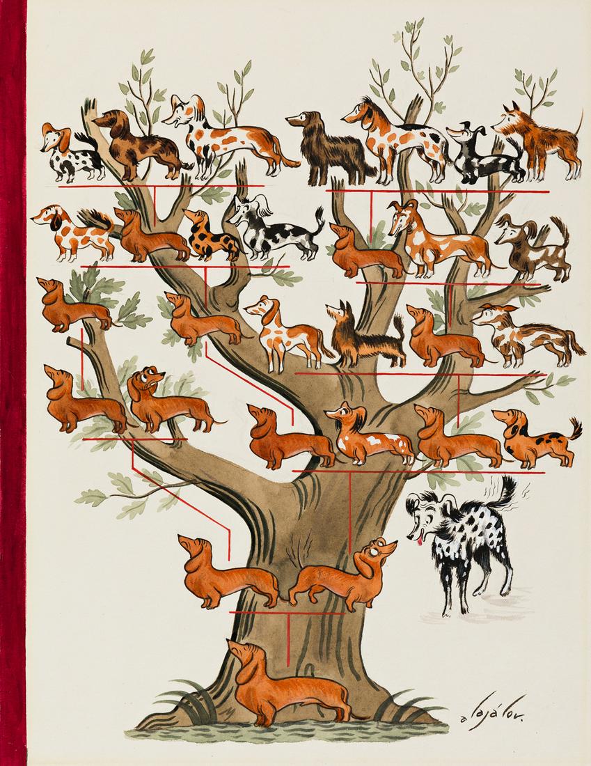CONSTANTIN ALAJALOV (1900-1987) Family Tree. [COVER ART (1 of 3)