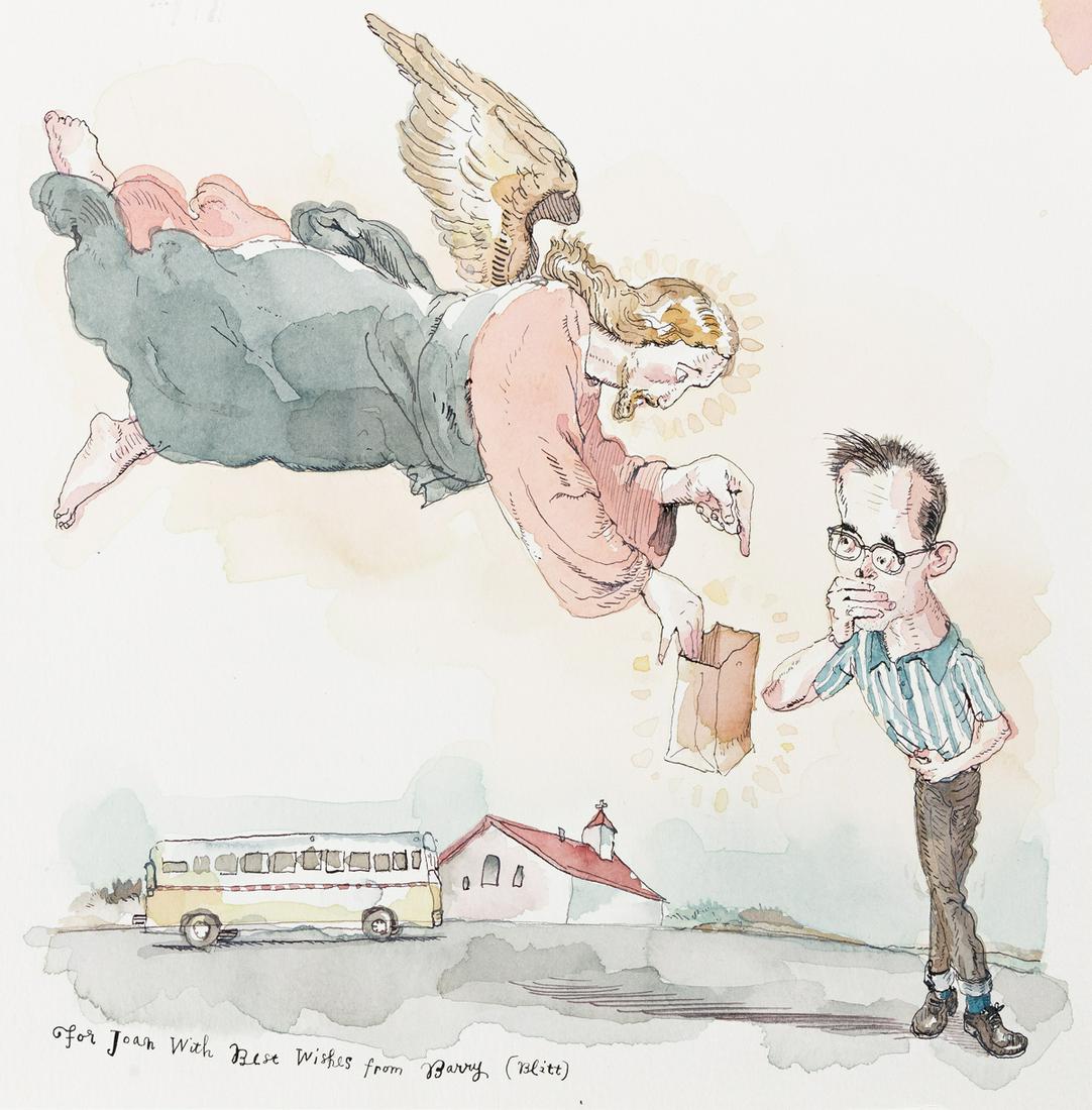 BARRY BLITT (1958- ) "Jesus Made Me Puke." * "My father (1 of 2)
