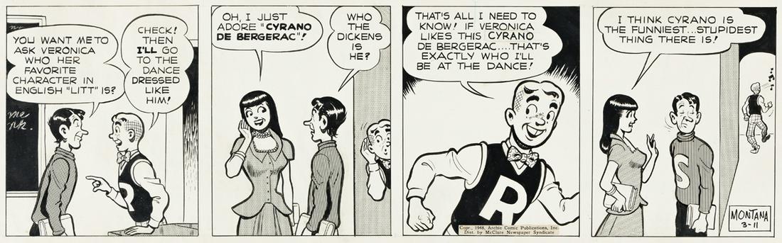 ROBERT "BOB" MONTANA (1920-1975) "Oh, I just adore (1 of 1)