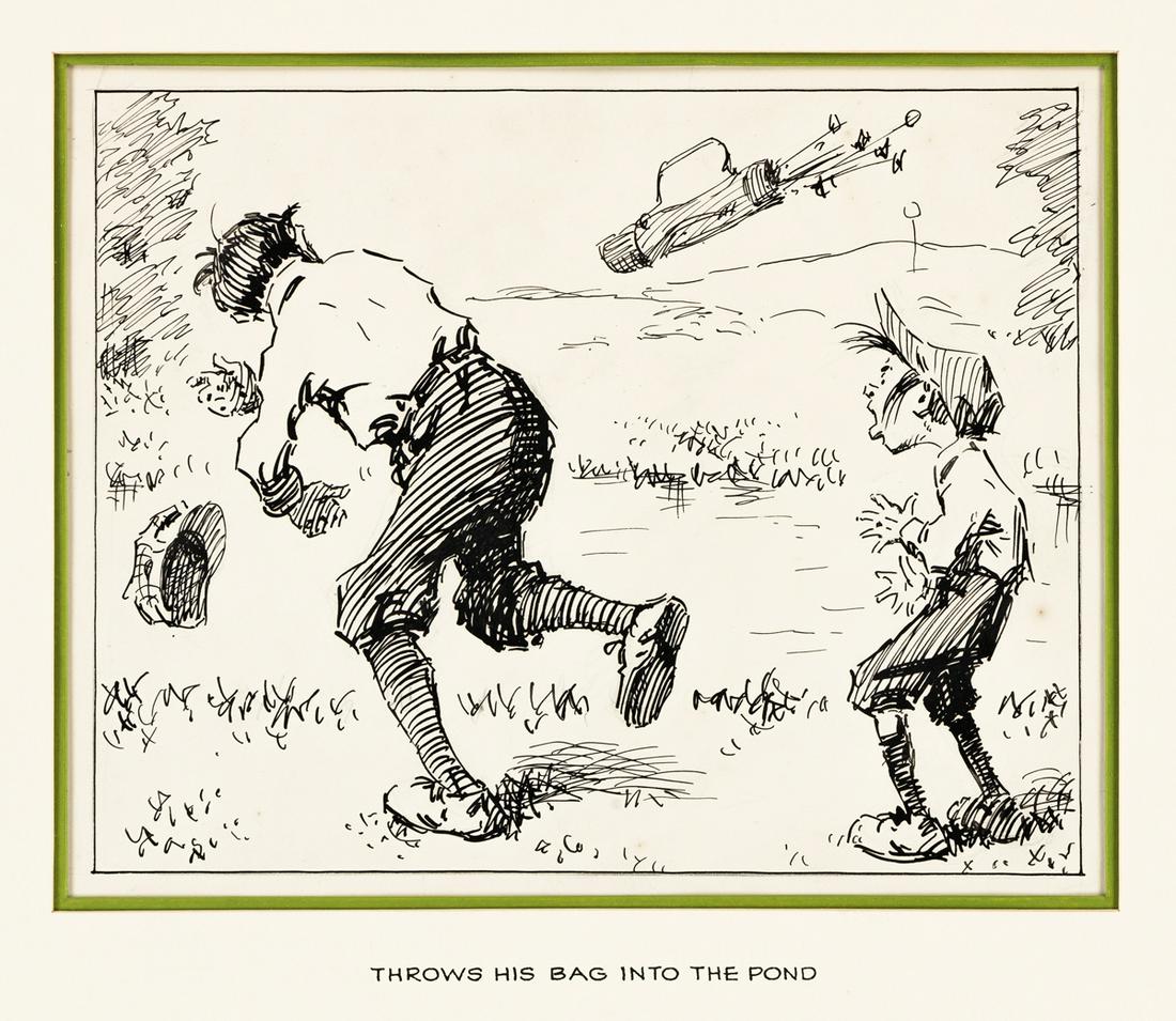 ARTHUR B. FROST (1851-1928) "He Got Madder and Madder (1 of 7)