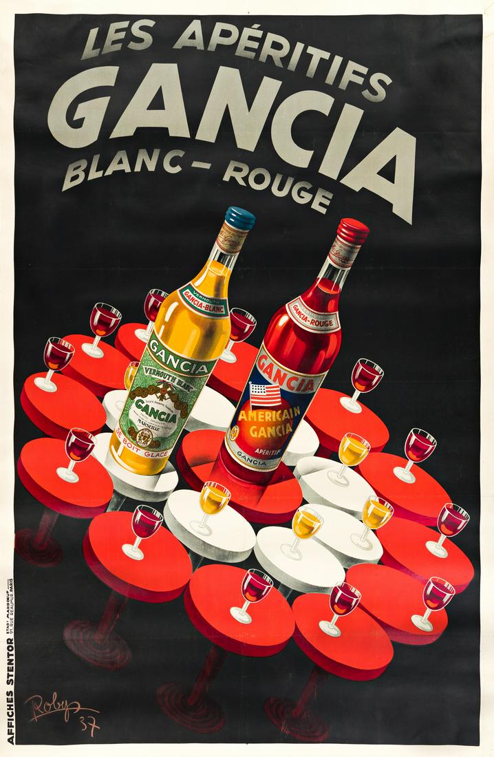 ROBYS (ROBERT WOLFF, 1916-1995).  LES APÉRITIFS (1 of 1)