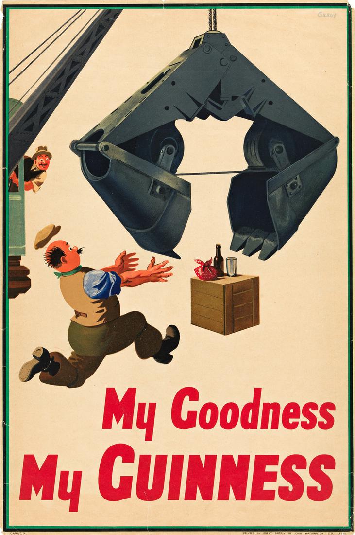JOHN GILROY (1898-1985).  MY GOODNESS MY GUINNESS. (1 of 1)