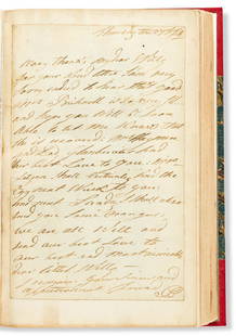 (ALBUM--CAROLINE OF BRUNSWICK.) Group of 29 items: VOLUME WITH OVER 100 ITEMS RELATING TO QUEEN CAROLINE'S CONTROVERSIAL LIFE (ALBUM--CAROLINE OF BRUNSWICK.) Group of 29 items Signed, Inscribed, or Signed and Inscribed, by figures associated with