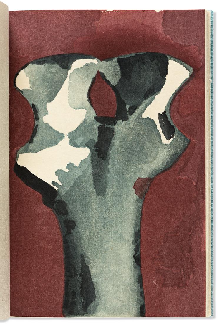 (LIMITED EDITIONS CLUB.) Pound, Ezra. Cathay: Poems: (LIMITED EDITIONS CLUB.) Pound, Ezra. Cathay: Poems After Li Po. 7 color woodcuts by Francesco Clemente. Printed on handmade Ogawashi paper. 4to, light blue silk; matching slipcase. Number 160 of 300 