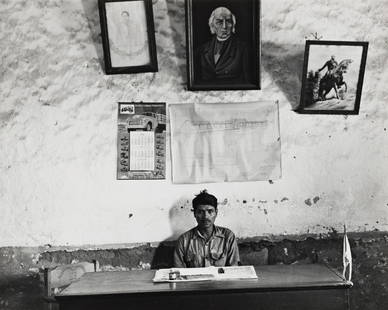 MANUEL ÁLVAREZ BRAVO (1902-2002) Señor: MANUEL ÁLVAREZ BRAVO (1902-2002) Señor Presidente Municipal. Silver print, the image measuring 8x10 inches (20.3x25.4 cm.), the mount 16½x18 inches (41.9x45.7 cm.), with Bravo's