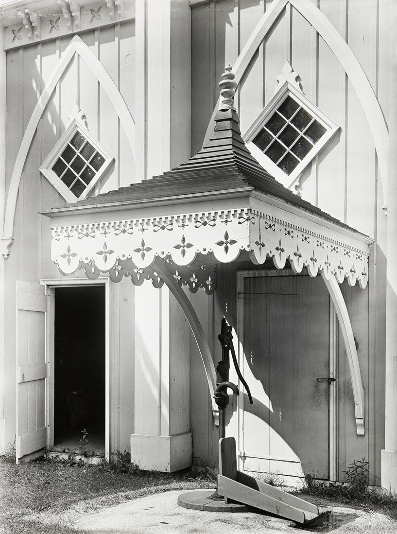 WALKER EVANS (1903-1975) Maine Pump.: WALKER EVANS (1903-1975) Maine Pump. Silver print, the image measuring 11x8½ inches (28.3x21.6 cm.), the mount 19¾x14¾ inches (50.2x37.5 cm.), with Evans' signature and the edition nota