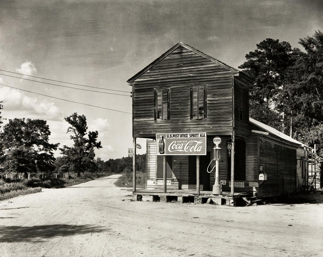 (WALKER EVANS) (1903-1975) Church Interior, Alabama * (1 of 5)