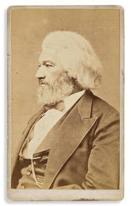 (FREDERICK DOUGLASS.) Samuel M. Fassett, photographer.