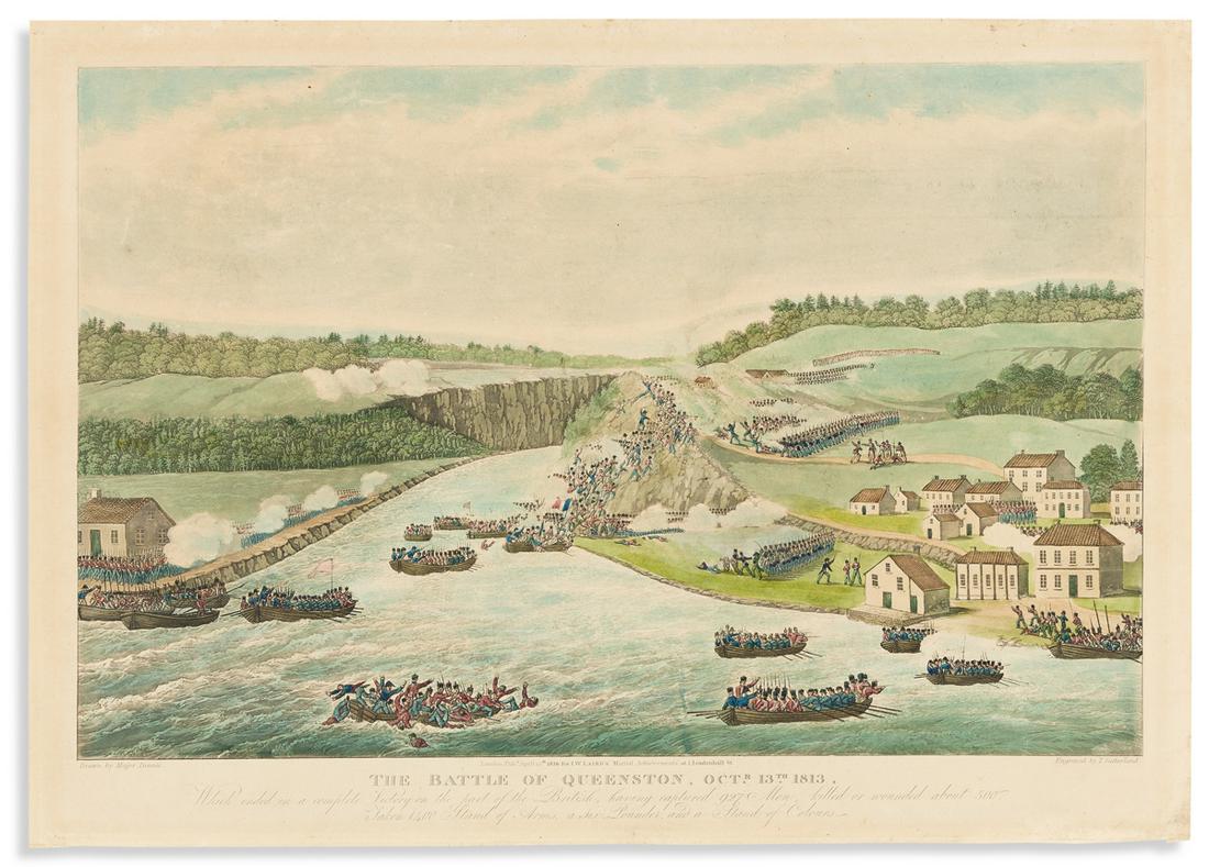 (WAR OF 1812.) Thomas Sutherland, engraver; after Major (1 of 1)