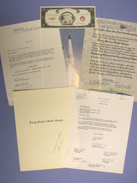 Cooper Letters and Certificates. A 1 July 1963
