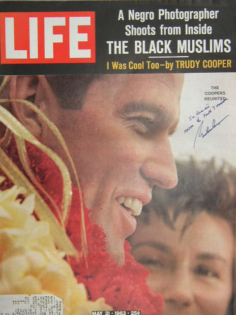 LIFE Magazine Inscribed and Signed by Cooper.