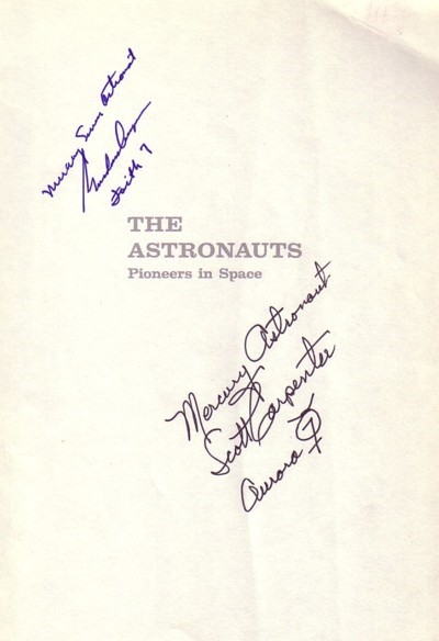 The Astronauts, Pioneers in Space. Each Mercur