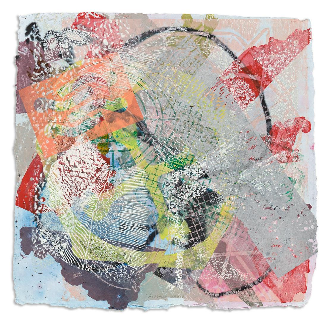 SAM GILLIAM (1933 - )  Lightning Bolt. (1 of 1)