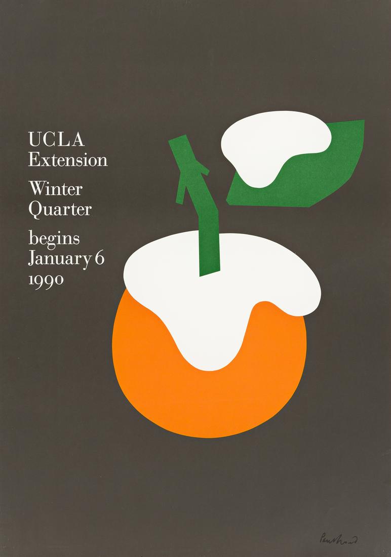 PAUL RAND (1914-1996).  UCLA EXTENSION / WINTER (1 of 1)
