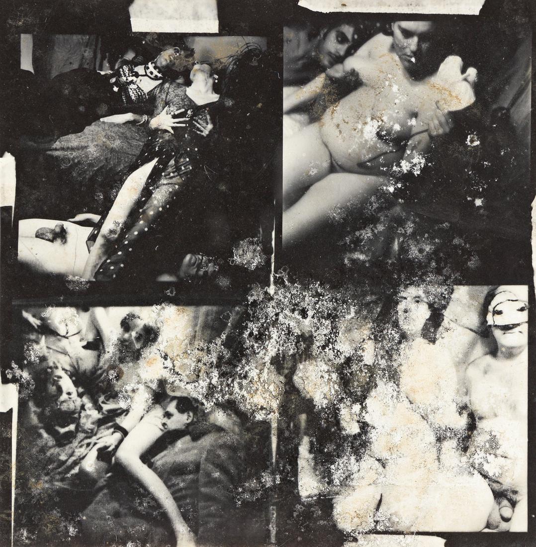 JACK SMITH (1932-1989) A composite of four images from: JACK SMITH (1932-1989) A composite of four images from The Beautiful Book. Silver print, the overall image measuring 4½ inches (11.4 cm.) square. Circa 1962 From Piero Heliczer, an Italian-Americ